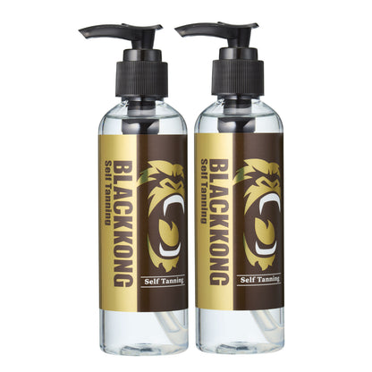 セルフタンニングローション 塗るだけ日焼けで小麦肌へ サンレス 180ml ブラックコング